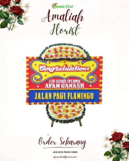 Sewa Papan Bunga Kampoeng Tulip Bandung